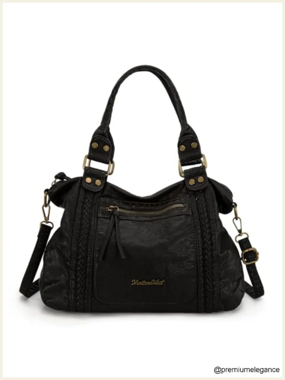 Y2K Hobo Bag Faux Leather Crossbody Purse